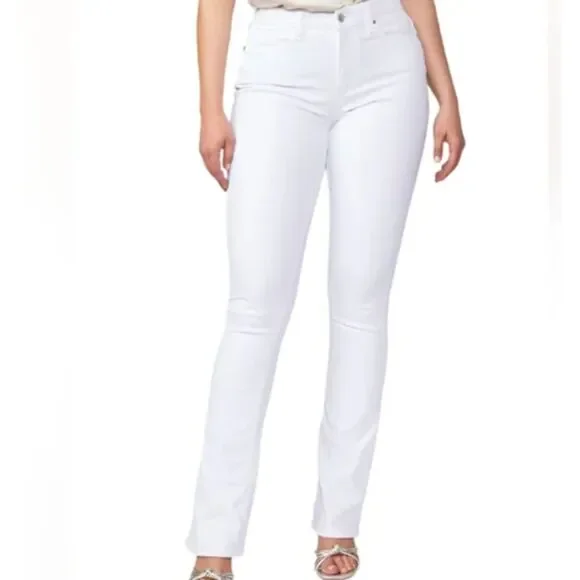 Paige White Hourglass High Rise Boot Jeans Size 29 - Picture 1 of 9